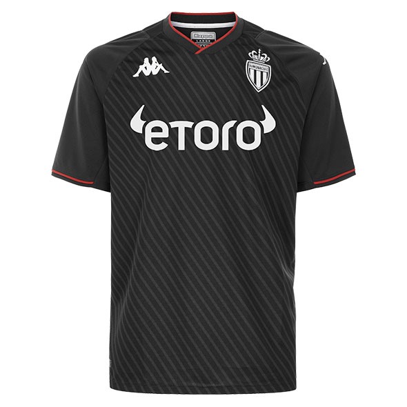 Tailandia Camiseta AS Monaco 2ª Kit 2021 2022 Negro